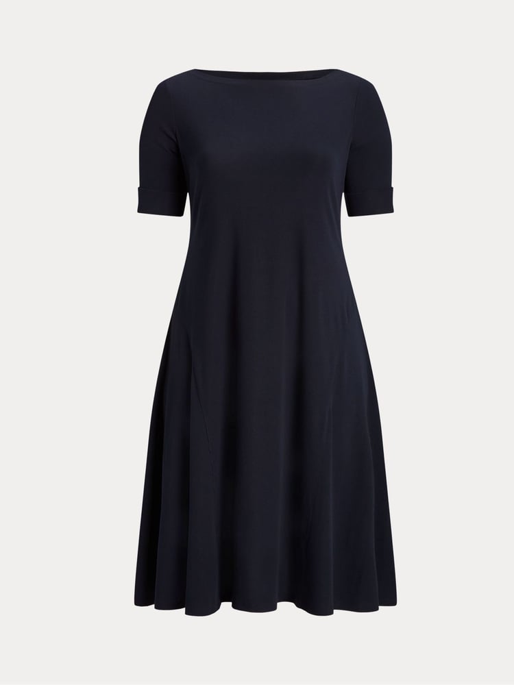 Lauren Ralph Lauren Munzie Stretch Jersey Midi Dress - Image 8 of 8