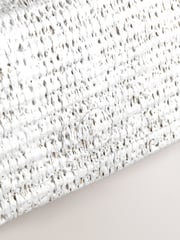Silver Weaved Straw Look Cross-Body Bag - Image 3 of 5
