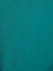 Adrianna Papell Blue Crepe Belted Sheath Dress - Image 7 of 7
