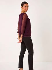 Roman Purple Spot Burnout Overlay Top - Image 3 of 5