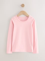 Pink Long Sleeve Vests 2 Pack (1.5-12yrs) - Image 2 of 6