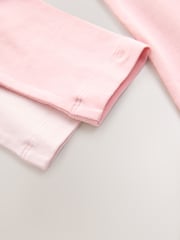 Pink Long Sleeve Vests 2 Pack (1.5-12yrs) - Image 6 of 6