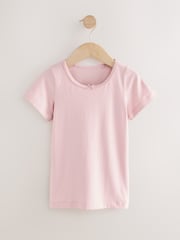 Pink Short Sleeve Vests 2 Pack (1.5-12yrs) - Image 2 of 6