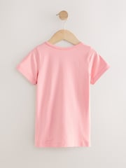 Pink Short Sleeve Vests 2 Pack (1.5-12yrs) - Image 4 of 6