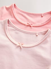 Pink Short Sleeve Vests 2 Pack (1.5-12yrs) - Image 5 of 6