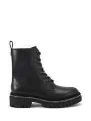 Carvela Dazzle Lace-Up Black Boots - Image 2 of 5