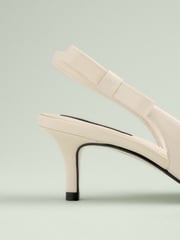 Bone Leather Tabitha Simmons x Next Dela Slingback Point Heels - Image 4 of 4
