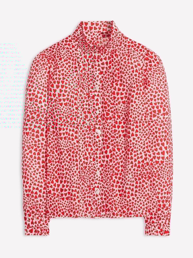 Boden Cream Felicity Heart 100% Cotton Blouse - Image 6 of 6 Boden Cream Felicity Heart 100% Cotton Blouse - Image 6 of 6