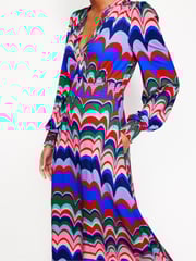 Boden Blue Ivy Smocked Midi Dress - Image 2 of 6
