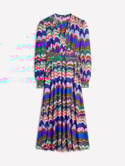 Boden Blue Ivy Smocked Midi Dress - Image 6 of 6