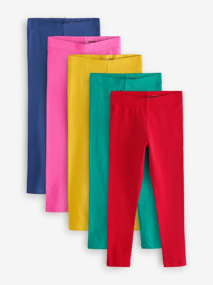 Boden Pink Rainbow Leggings 5 Pack - Image 1 of 6 Boden Pink Rainbow Leggings 5 Pack - Image 1 of 6