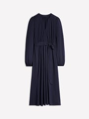 Boden Blue Maeve Trim Jersey Midi Dress - Image 5 of 5