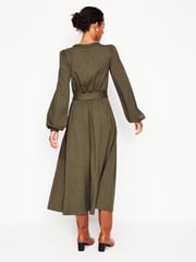 Boden Green Maeve Trim Jersey Midi Dress - Image 3 of 5