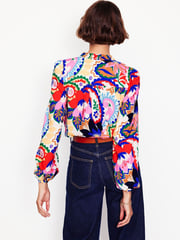 Boden Pink Ruffle Collar Blouse - Image 3 of 5