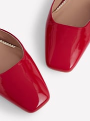Boden Red Multi Strap Block Heel Pumps - Image 4 of 4