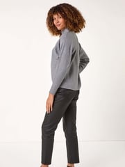 Roman Grey Sunray Embellished Jumper - Image 3 of 5