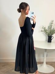 Style Cheat Black Placement Floral Rhoda 2-In-1 Jersey Maxi Dress - Image 2 of 4