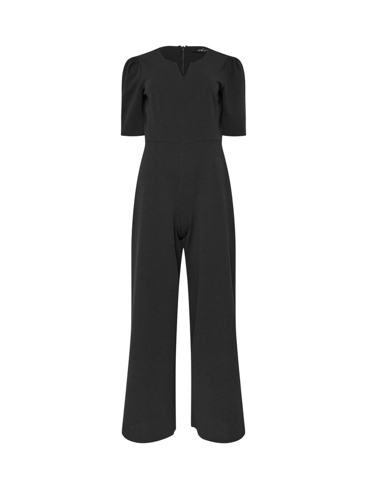 M&Co Black Petite Notch Neck Jumpsuit - Image 5 of 5