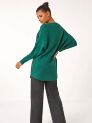 Roman Green Diamante Hotfix Sunray Top - Image 2 of 5