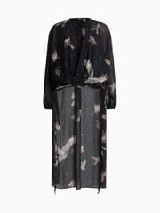 AllSaints Black Avala Top - Image 6 of 6