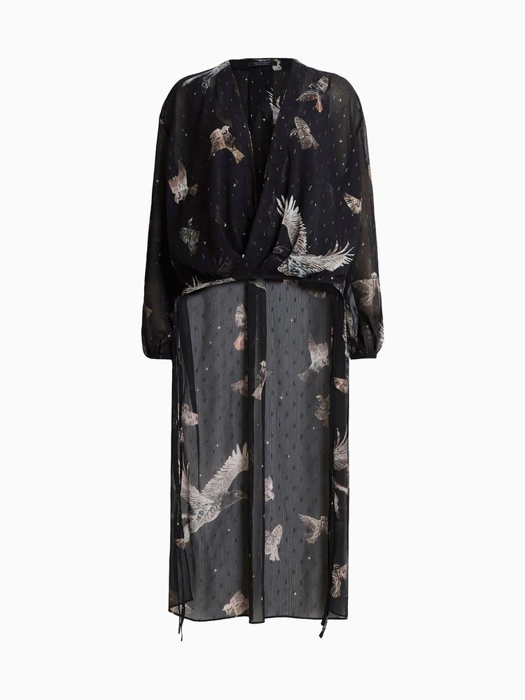 AllSaints Black Avala Top - Image 6 of 6 AllSaints Black Avala Top - Image 6 of 6