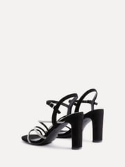 Linzi Black Matilda Diamante Block Heeled Sandals - Image 5 of 5