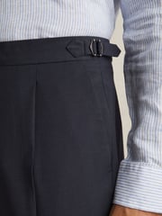 Reiss Bright Blue Dream Slim Fit Wool Blend Suit Trousers - Image 5 of 7