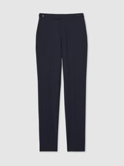 Reiss Blue Dream Regular-Fit Wool-Blend Suit Trousers - Image 2 of 6