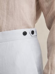 Reiss Soft Blue Kin Slim Fit Suit Trousers - Image 4 of 6