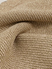 Reiss Gold Mika 9-13 yrs Metallic-Knit Vest Top - Image 4 of 4