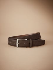 Brown Signature Nubuck Belt - Image 1 of 3