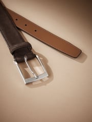 Brown Signature Nubuck Belt - Image 3 of 3