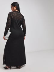 Simply Be Black Lace Maxi Dress - Image 2 of 4