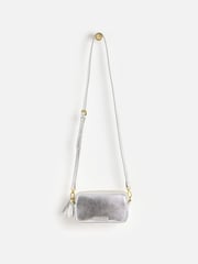 Oliver Bonas Silver Naha Cross-Body Bag - Image 3 of 8