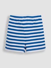 JoJo Maman Bébé Blue 100% Cotton Jersey Pyjamas 2 Pack - Image 8 of 9