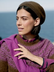 Seasalt Cornwall Brown Spruce Frost Fairisle Pattern Jumper - Image 5 of 12