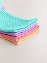 Multi 4 Pack Cotton Rich Cushioned Footbed Rib Ankle Socks - Image 2 of 3