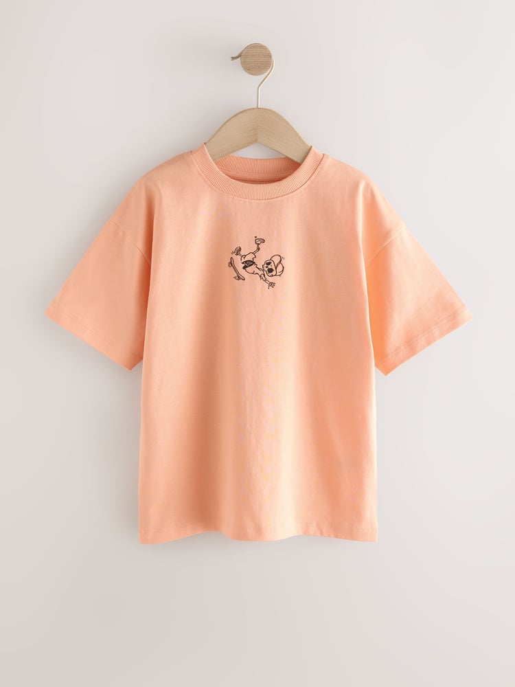 Black/Grey Skate Relaxed Fit Graphic Print Short Sleeve 100% Cotton T-Shirts 3 Pack (3-16yrs) - Image 2 of 7