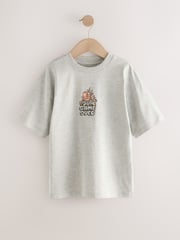 Black/Grey Skate Relaxed Fit Graphic Print Short Sleeve 100% Cotton T-Shirts 3 Pack (3-16yrs) - Image 4 of 7