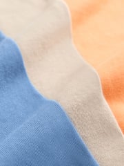Blue/Orange/Stone Palm Tank Vests 3 Pack (3-16yrs) - Image 6 of 7