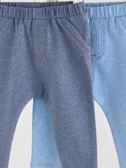 Blue Baby Leggings 2 Pack - Image 6 of 9