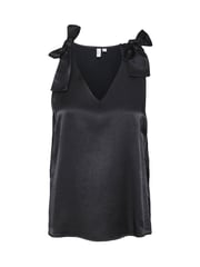 VERO MODA Black Bow Detail V-Neck Satin Blouse - Image 5 of 5