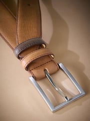 Tan Brown Signature Leather Belt - Image 3 of 3