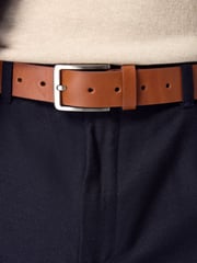 Brown Signature Causal Leather Belt - Image 4 of 4