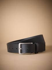 Black Signature Causal Leather Belt - Image 2 of 4
