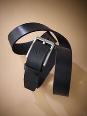 Black Signature Causal Leather Belt - Image 4 of 4