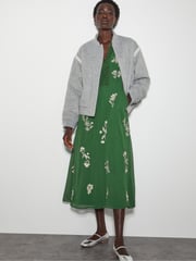 Monsoon Green Erica Shirt Dress - Image 5 of 6