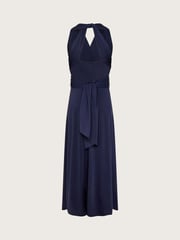 Monsoon Blue Tia Twist Prom Dress - Image 2 of 2