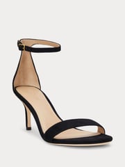 Lauren Ralph Lauren Allie Heel Suede Sandals - Image 3 of 5