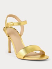 Lauren Ralph Lauren Gwen Nappa Leather Strap Heels - Image 2 of 4